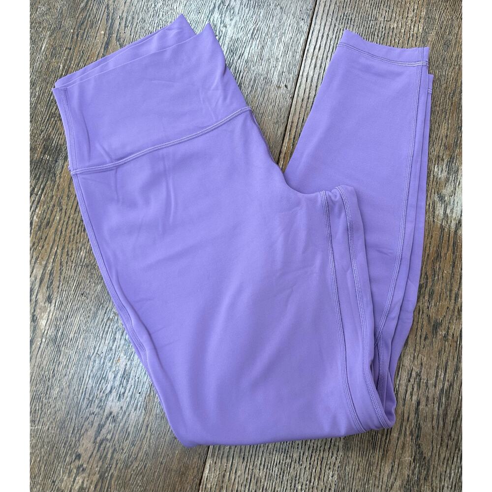 New! Lululemon Wunder Train Highrise Tight Leggings in Wisteria 27” Purple Sz 14